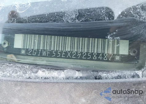 2002 Chevrolet Impala from USA, damaged, VIN 2G1WF55EX29258487